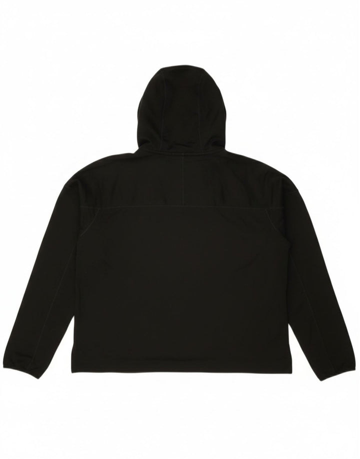 Damska bluza z kapturem Nike Running Crop Graphic UK 14, średni czarny poliester