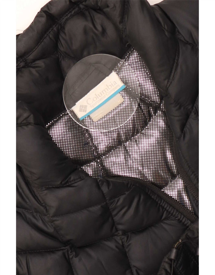 Męska ocieplana kurtka Columbia UK 38 Średni czarny nylon w blokach kolorystycznych