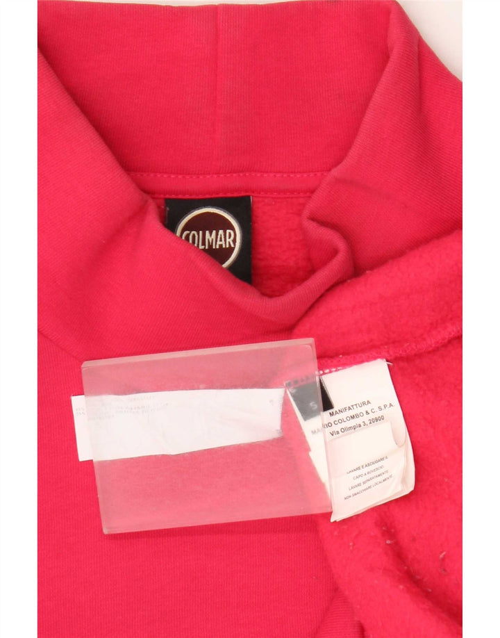 Damska bluza dresowa Colmar z grafiką oversize, UK 10, mała, różowa bawełna