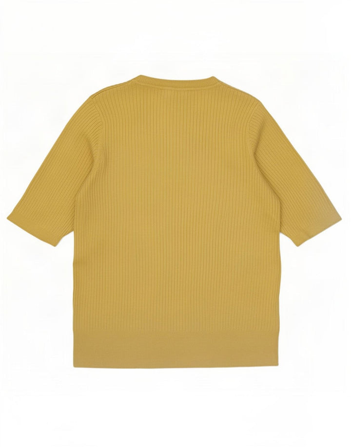 Sweter damski Marks & Spencer z okrągłym dekoltem, UK 14, średni żółty