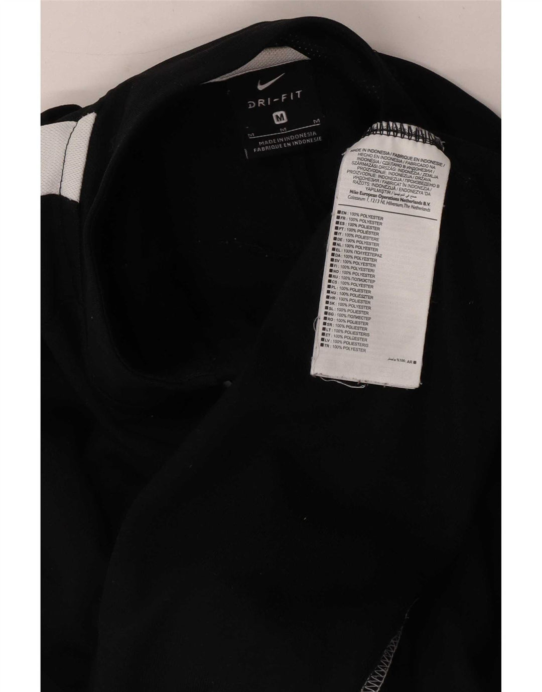 Męska kurtka dresowa Nike Dri Fit, poliester w kolorze średniej czarnej kolorystyki
