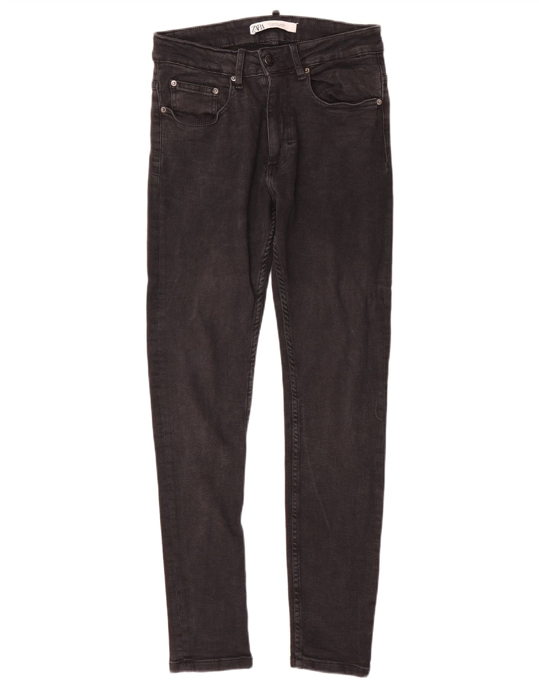 Damskie jeansy skinny Zara EU 40 Medium W31 L30 Szara bawełna