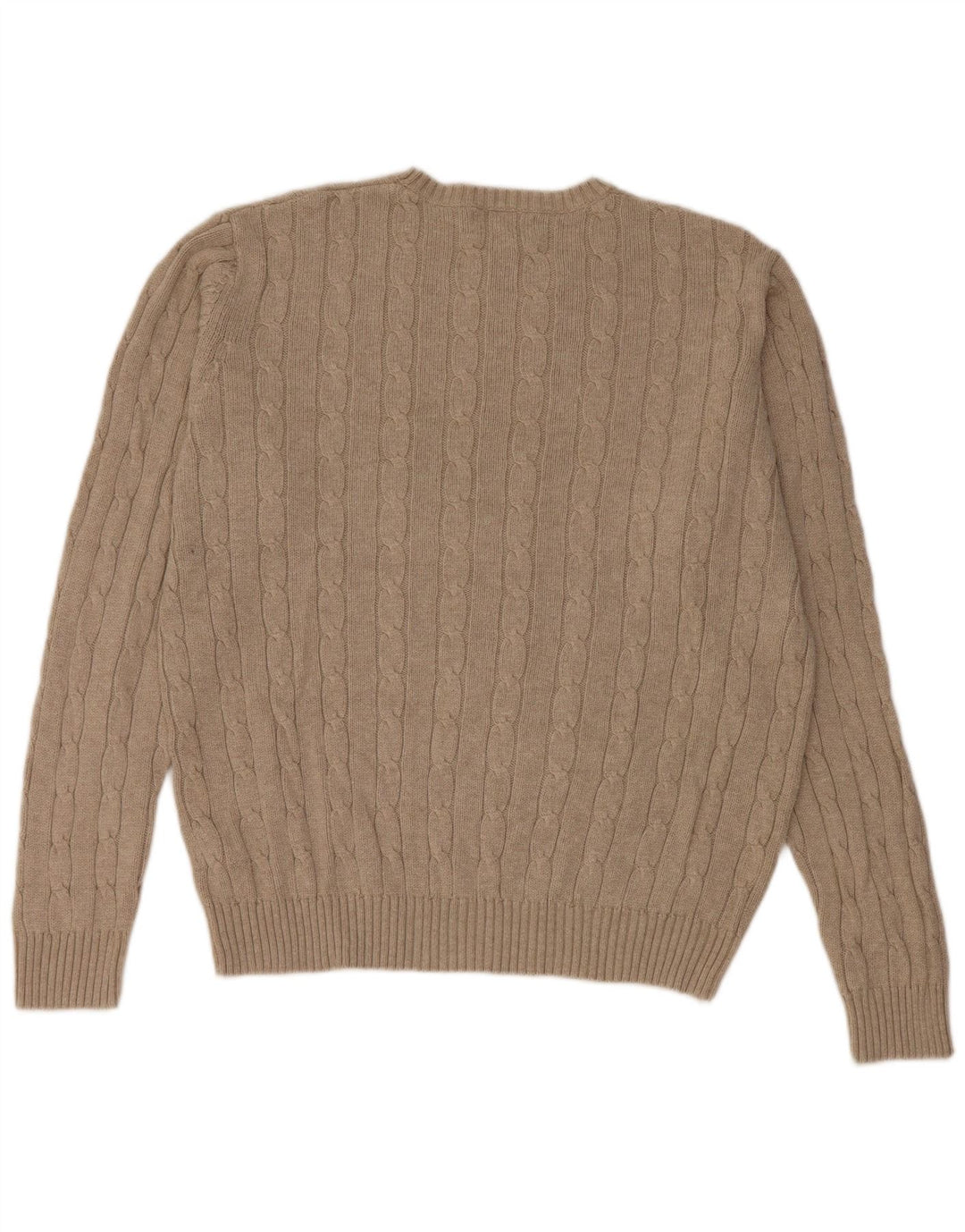 Męski sweter Marks & Spencer Blue Harbor z okrągłym dekoltem, duży, szary