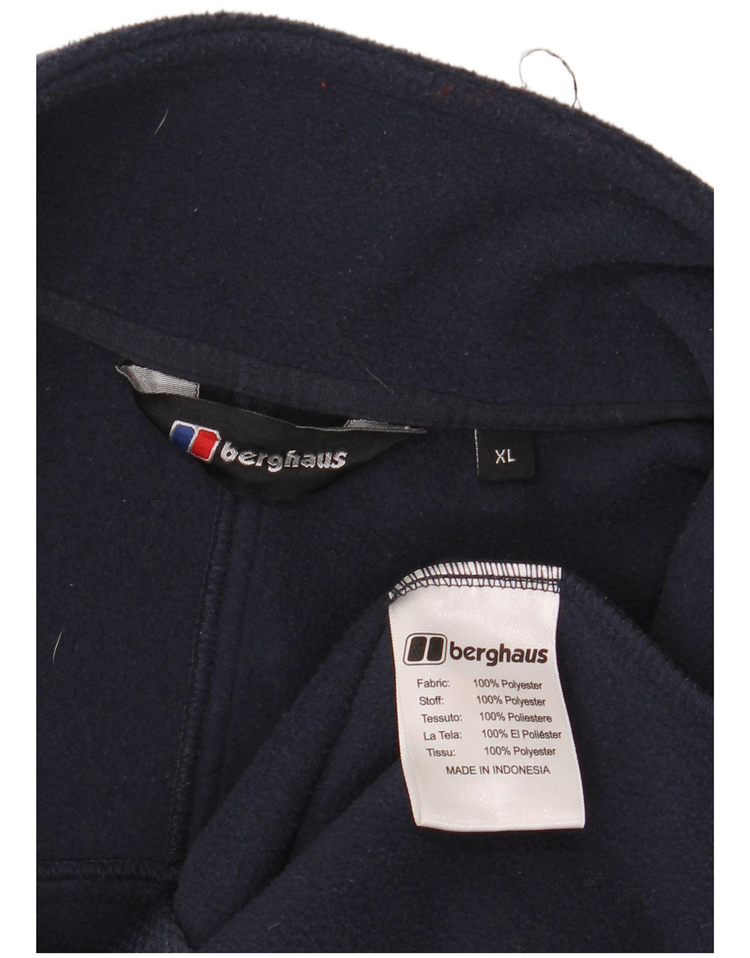 Męska kurtka polarowa Berghaus UK 42 XL, granatowa, poliester