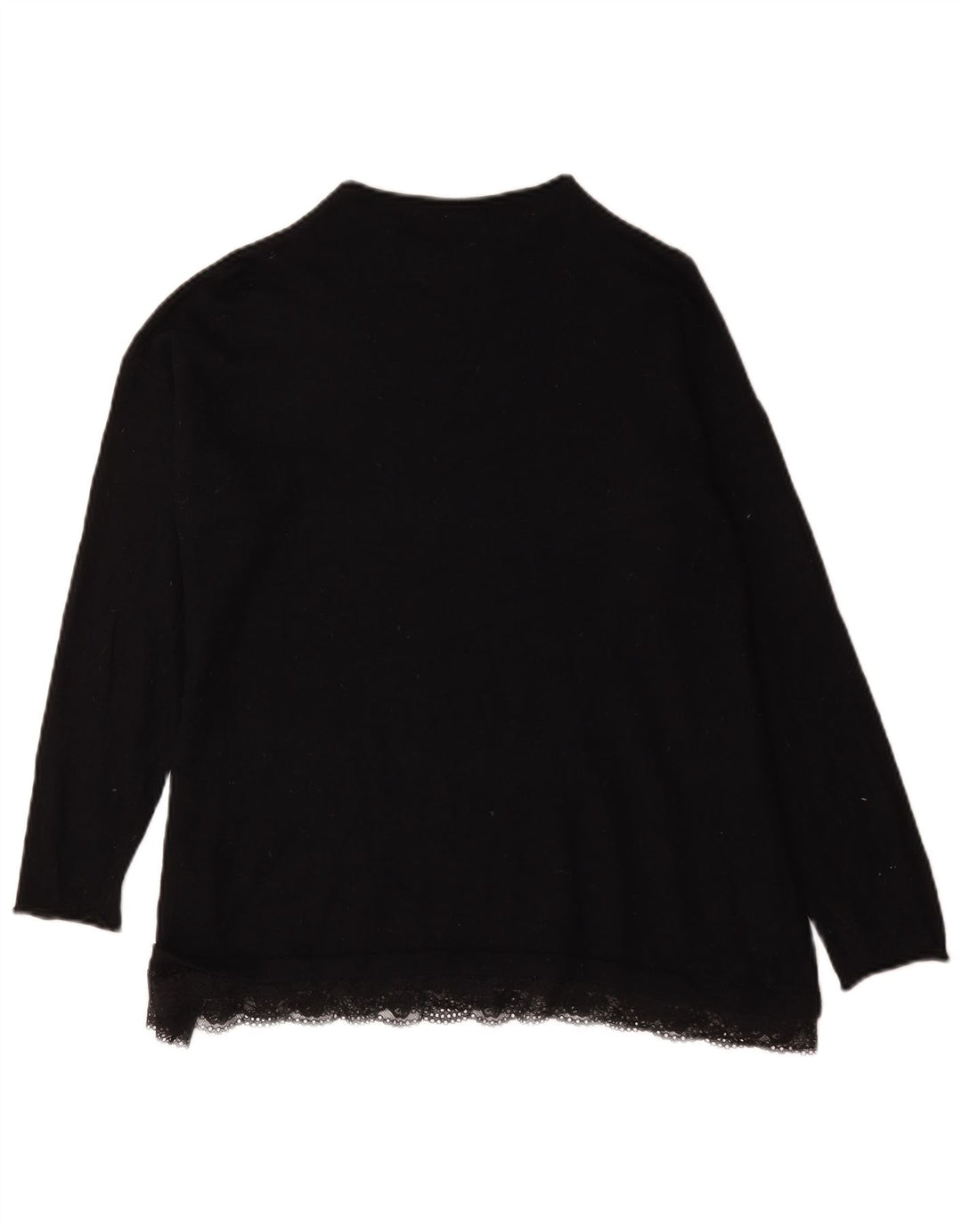 Marks & Spencer Damski sweter z golfem UK 14, duży, czarny