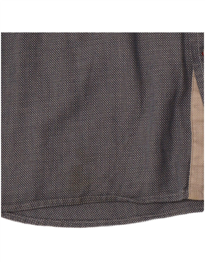 Męska koszula o regularnym kroju TOMMY HILFIGER XL, szara, bawełniana w cętki