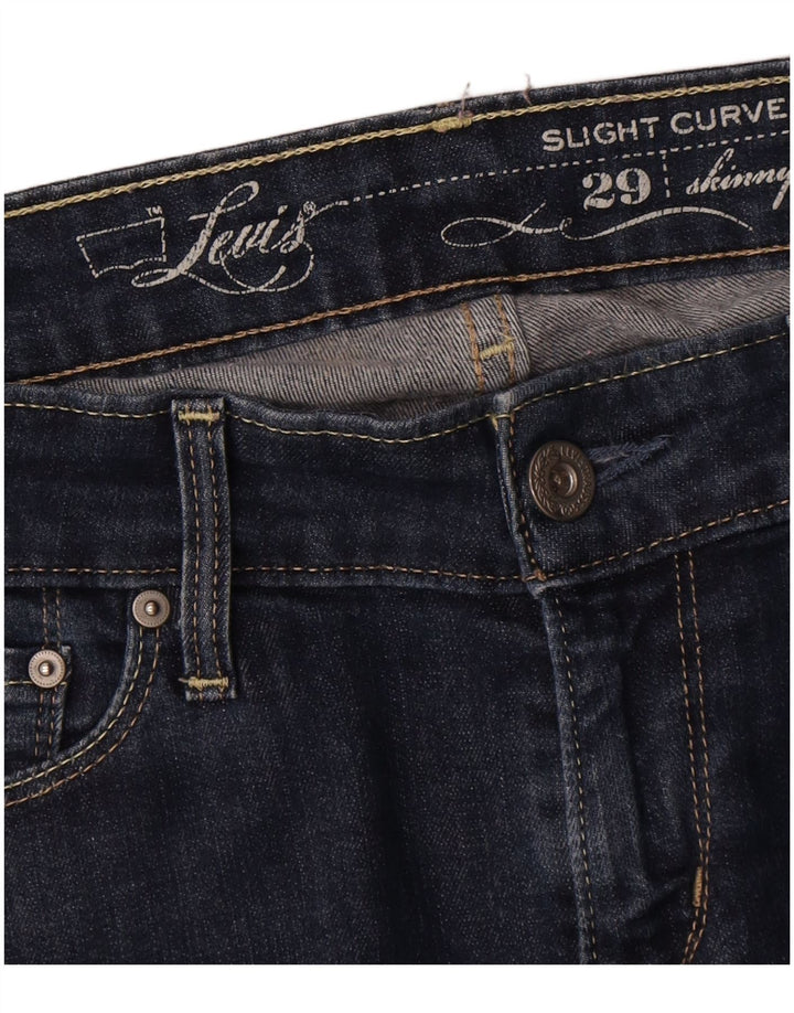 Damskie jeansy Levi's Slight Curve Skinny W29 L33 Granatowe