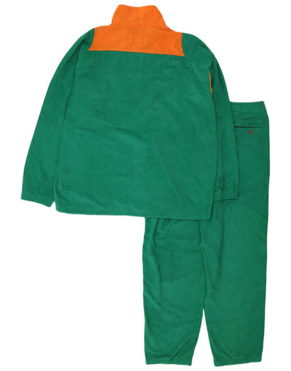 Bailo Męski pełny dres XL, zielony, z blokami kolorów, poliester