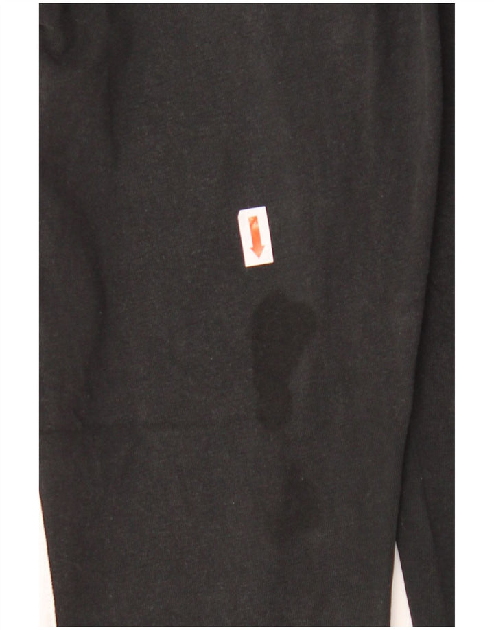 Damskie legginsy ADIDAS o dopasowanym kroju UK 8/10, małe, czarne, bawełniane