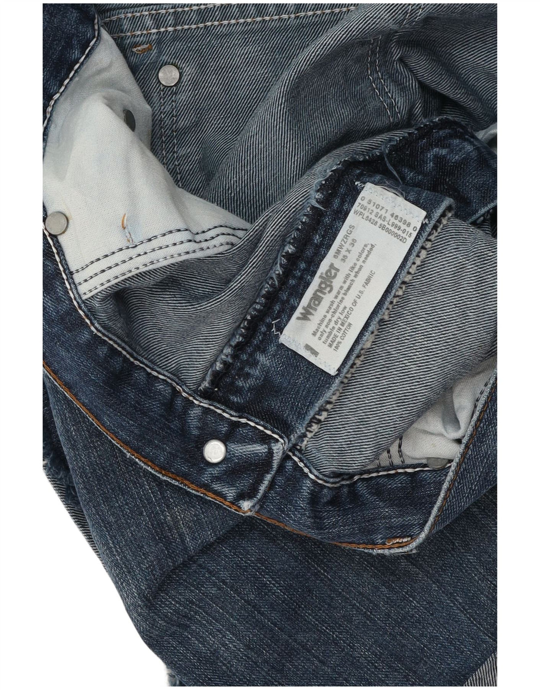 Męskie spodenki jeansowe Wrangler W36, duże, niebieskie, bawełniane
