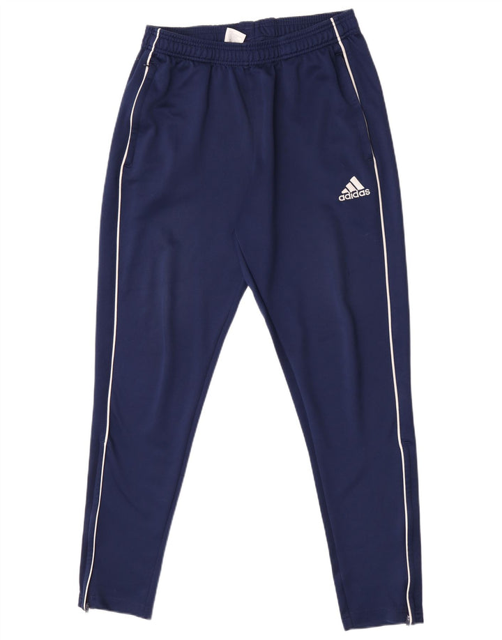 Męskie spodnie dresowe Adidas, duże, niebieskie, z poliestru