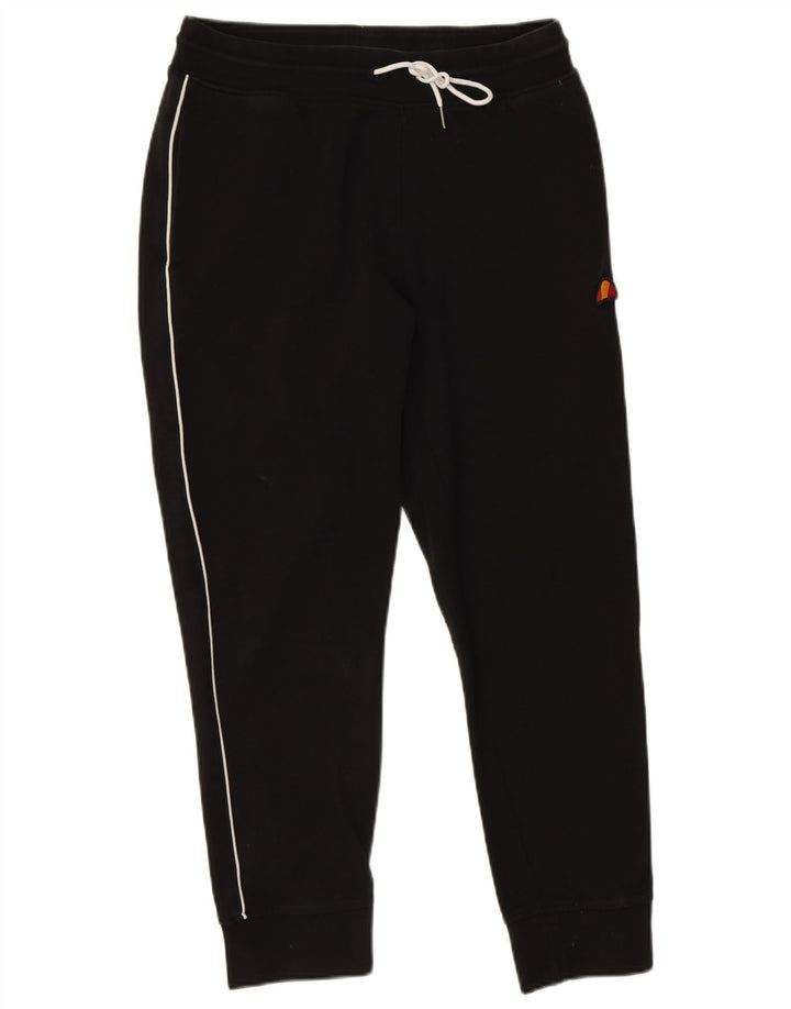Męskie spodnie dresowe Ellesse Joggers, średnia czarna bawełna