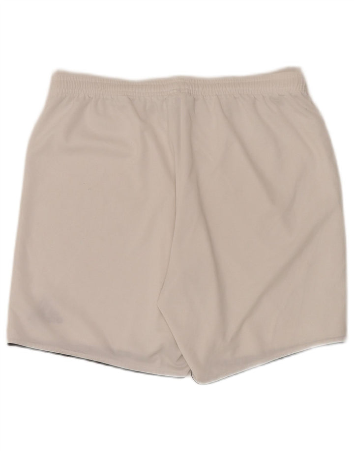 Męskie spodenki sportowe ADIDAS Climalite, średni biały poliester