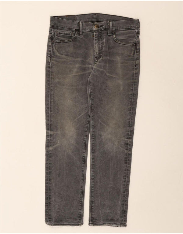 Męskie jeansy Levi's 519 Skinny W30 L27 Szara bawełna