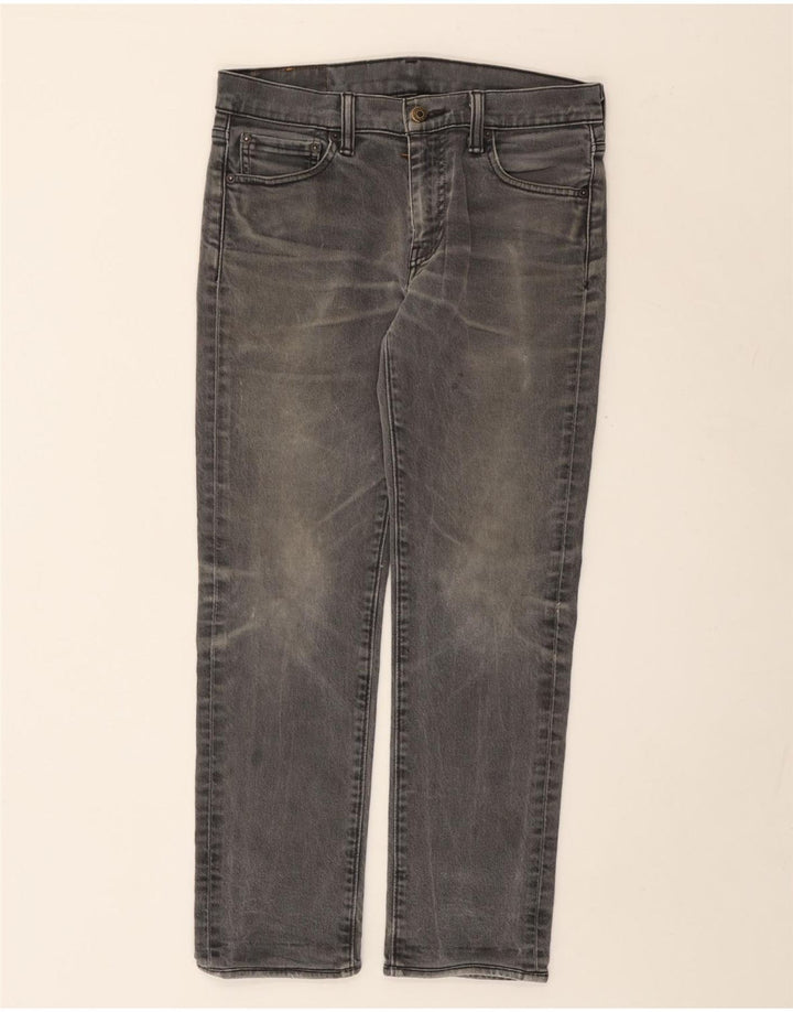 Męskie jeansy Levi's 519 Skinny W30 L27 Szara bawełna