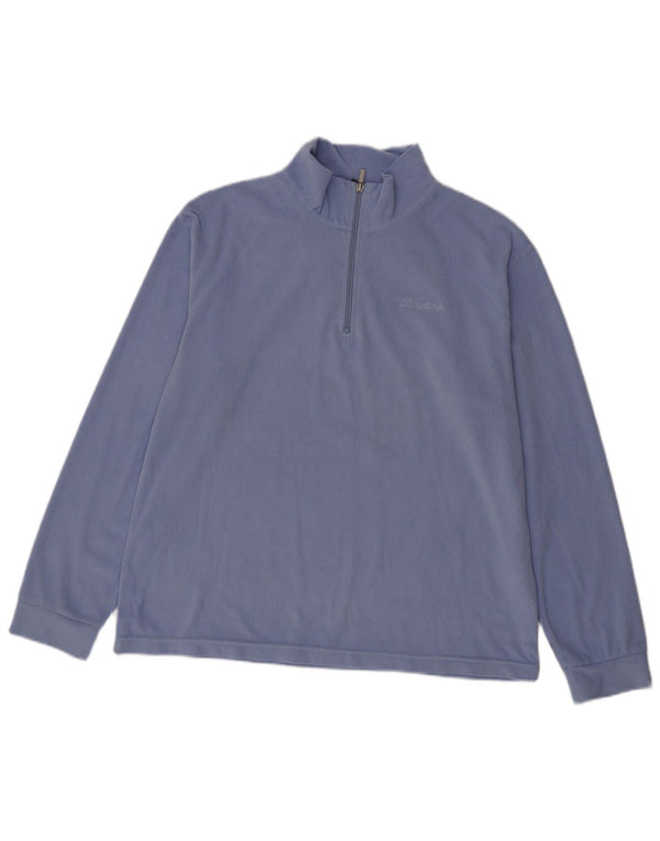 Damski sweter polarowy Diadora z zamkiem błyskawicznym UK 20 2XL Niebieski poliester