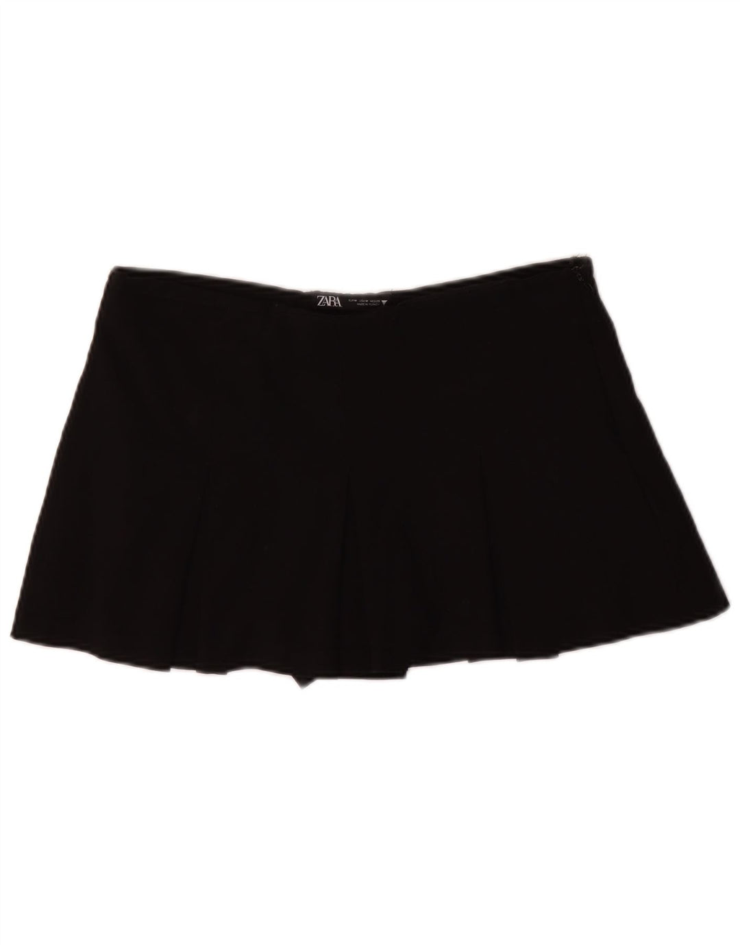 Spódnica mini plisowana Zara damska średnia W28 czarna