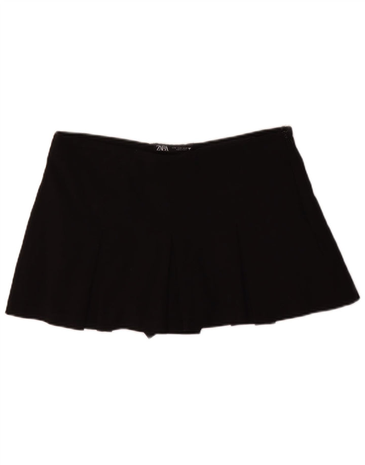 Spódnica mini plisowana Zara damska średnia W28 czarna