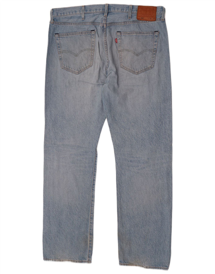Męskie jeansy Levi's 501 Straight W38 L32 Niebieskie bawełniane
