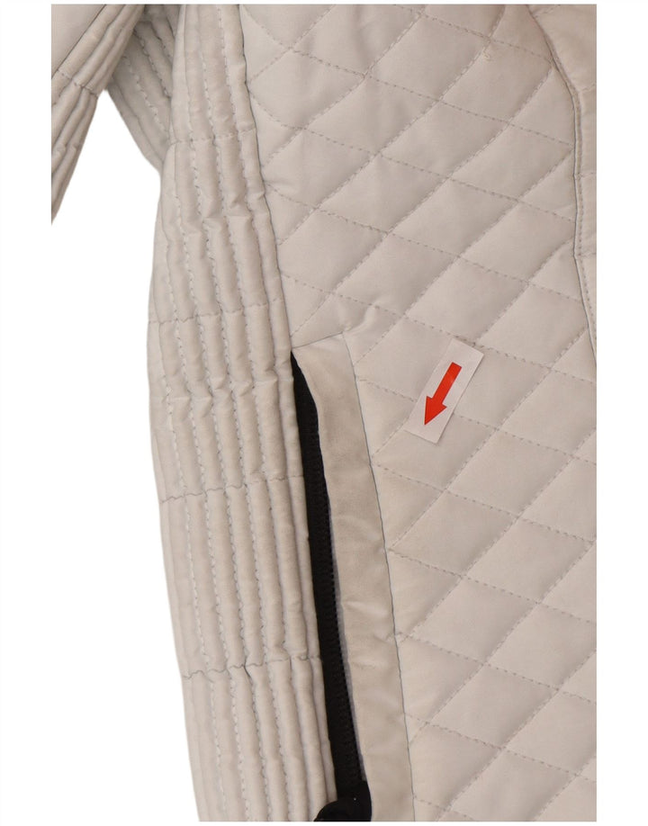 Damska kurtka wiatrówka z kapturem Colmar IT 44 Medium White Sports