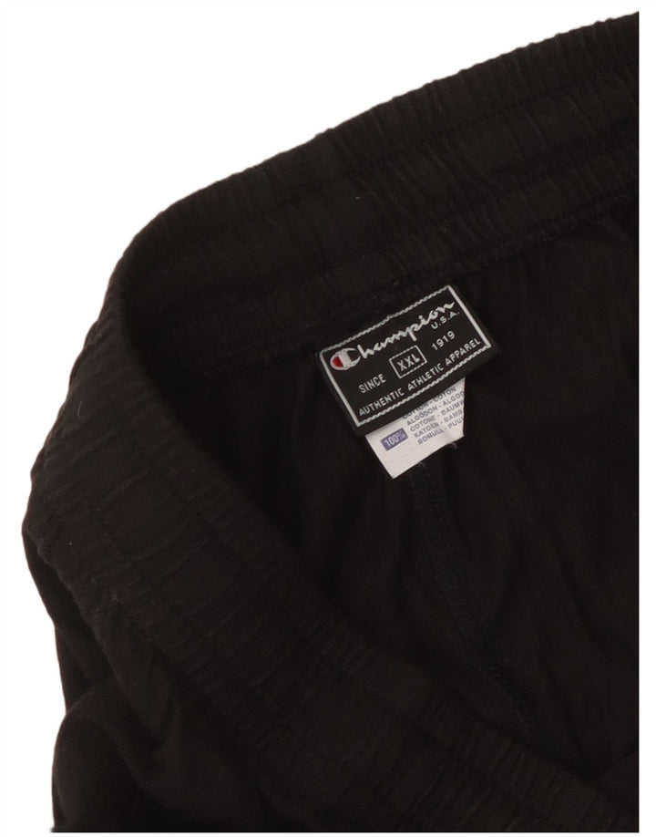 Męskie spodenki sportowe Champion 2XL, czarne, bawełniane