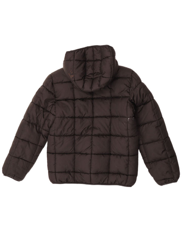 Chłopięca wyściełana kurtka z kapturem i kapturem Jordan 13-14 lat XL, czarna, poliestrowa