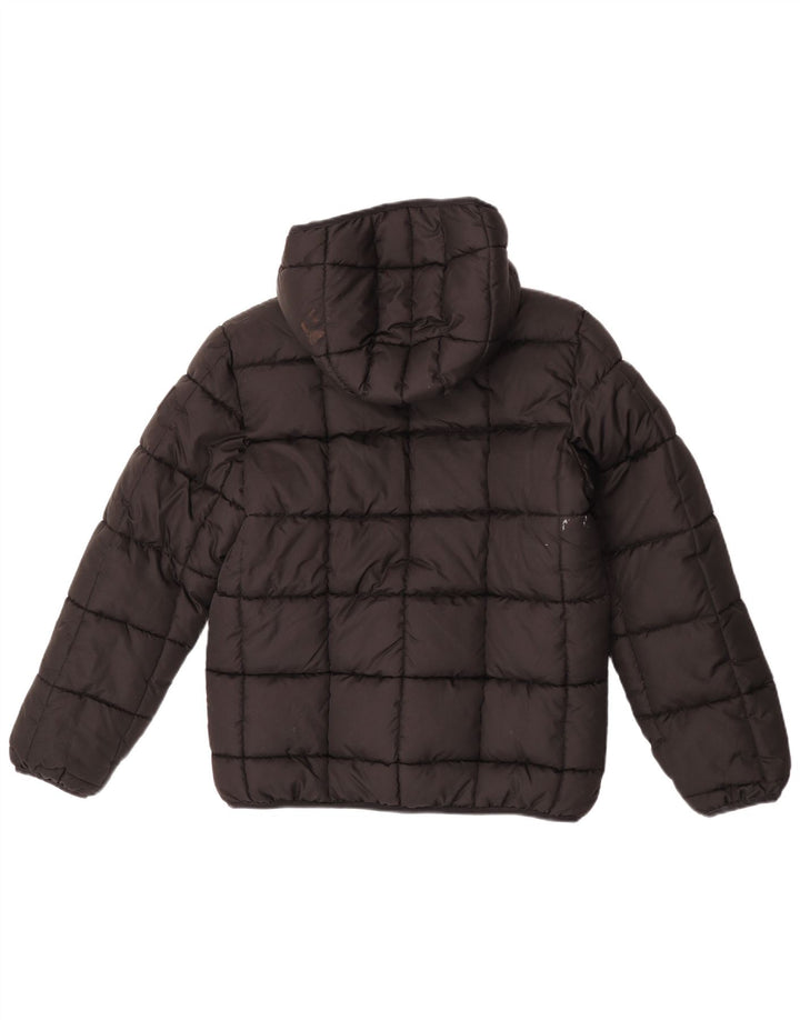 Chłopięca wyściełana kurtka z kapturem i kapturem Jordan 13-14 lat XL, czarna, poliestrowa