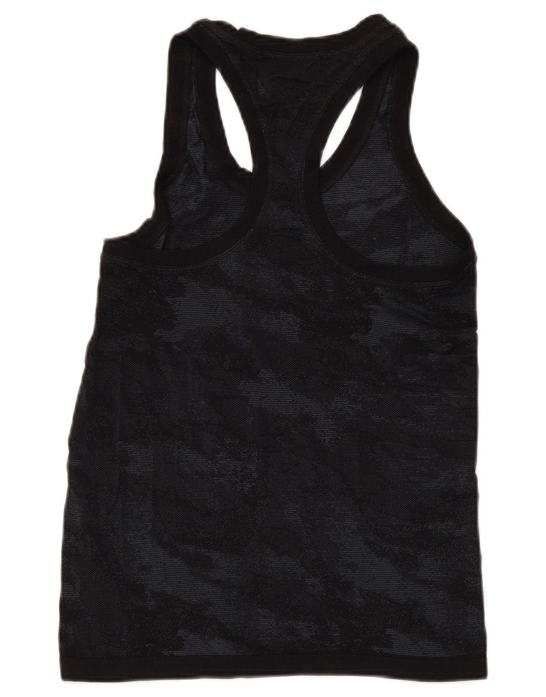 Top damski ATHLETA UK 8, mały, czarny nylon w kamuflażu