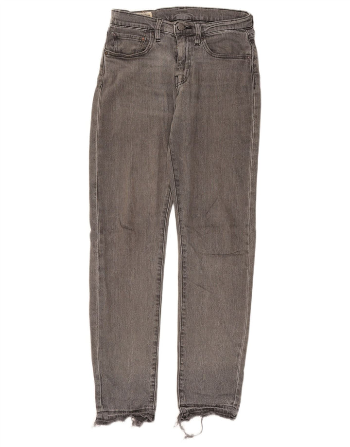 Męskie jeansy Levi's Slim W28 L32 Szara bawełna
