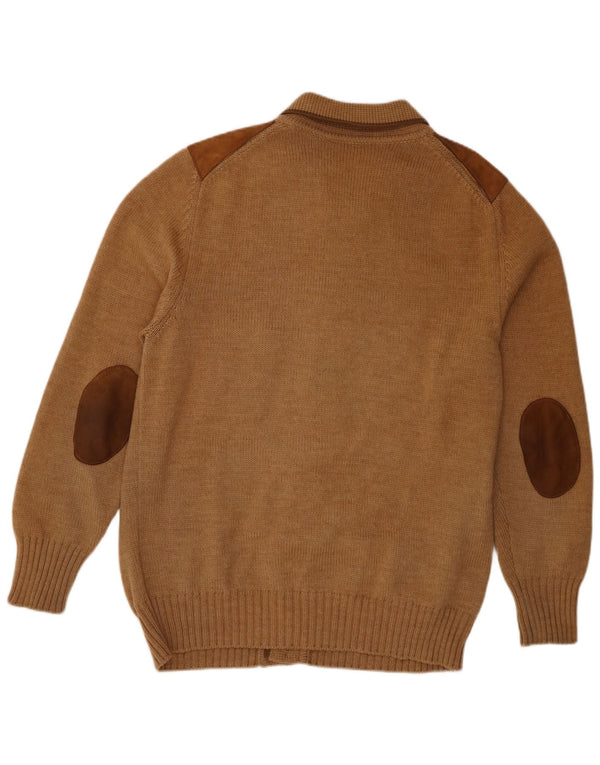 Sweter męski w stylu vintage IT 56 XL brązowy