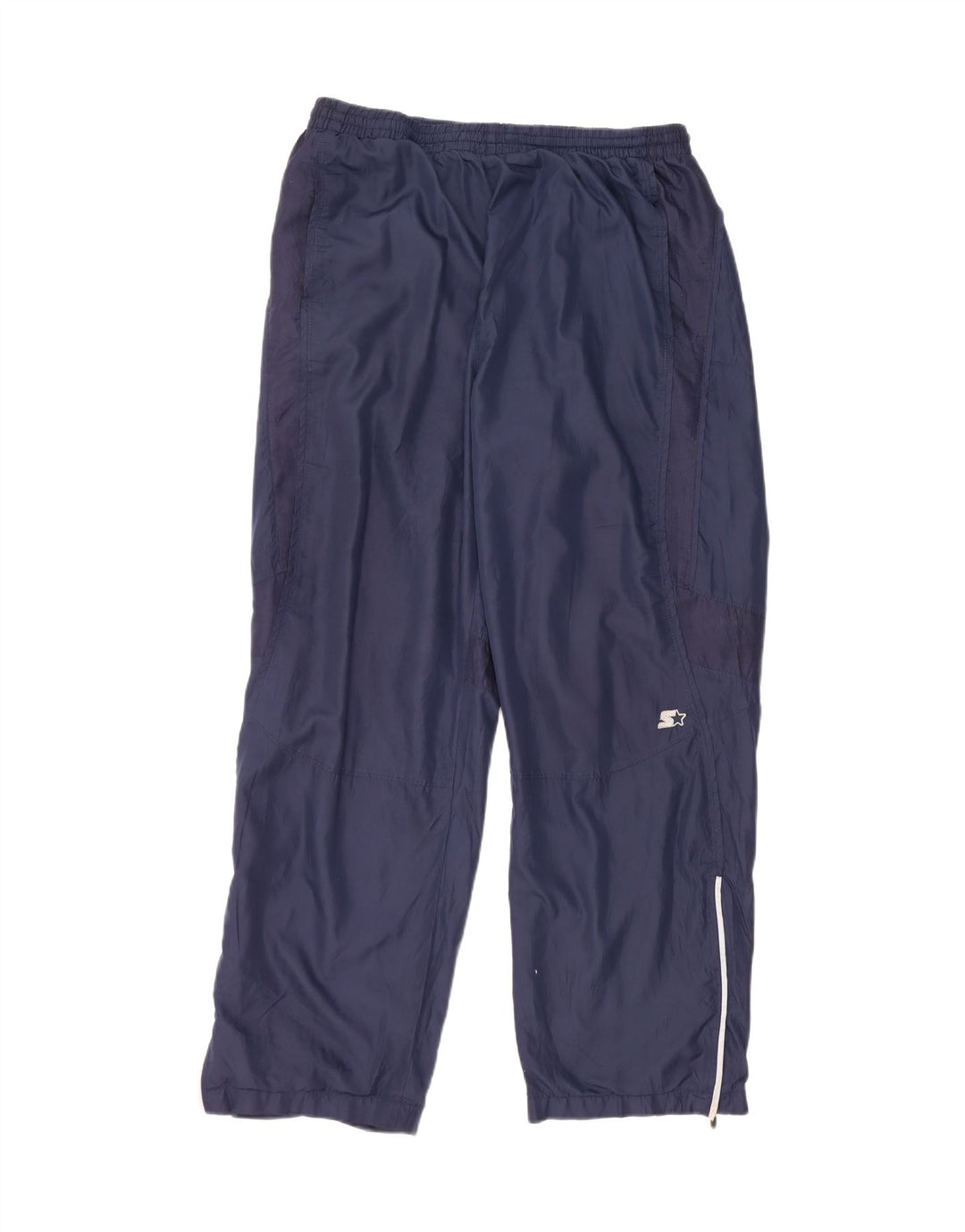 STARTER Mens Tracksuit Trousers Large  Navy Blue Polyester