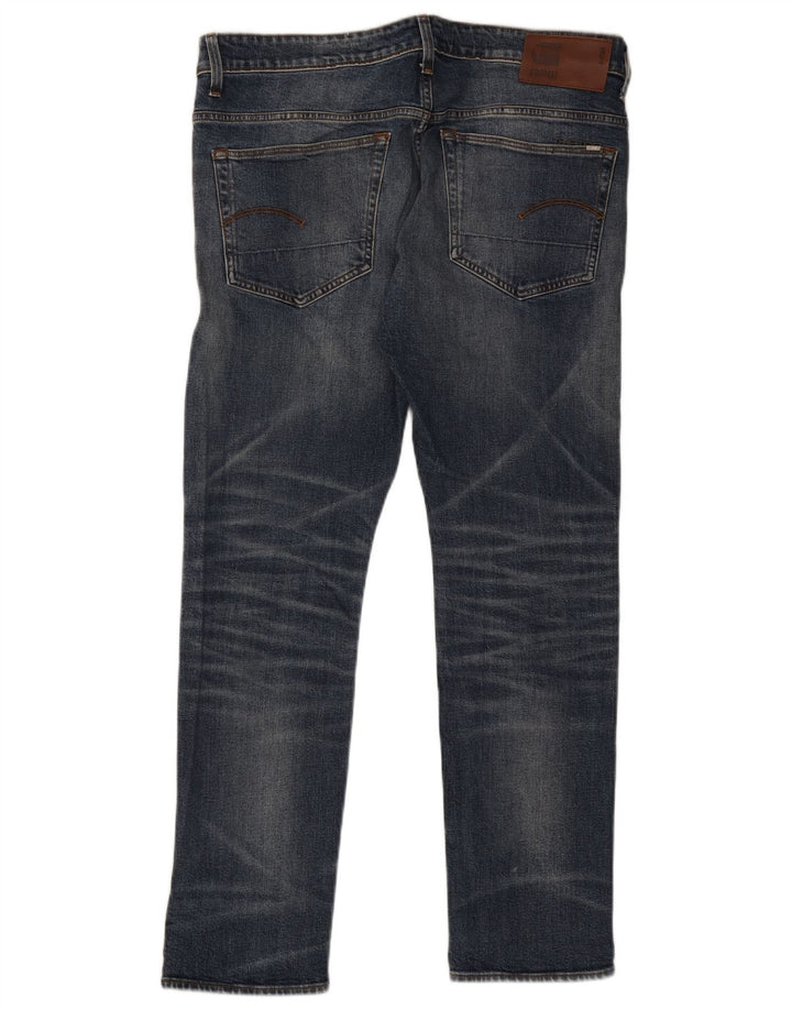 Męskie jeansy slim G-Star W36 L30 Niebieskie bawełniane