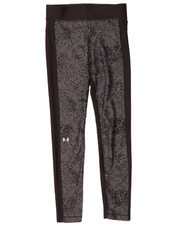 Damskie legginsy Under Armour Heat Gear UK 14, średni czarny poliester