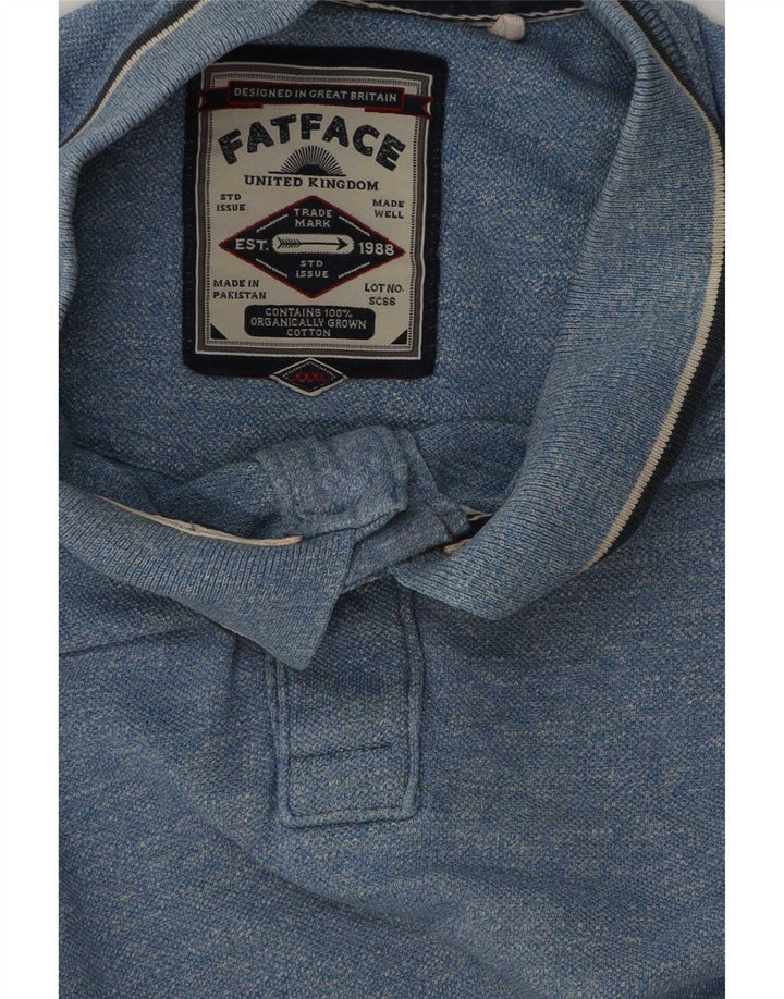 Męska koszulka polo Fat Face 3XL, bawełniana w niebieskie paski