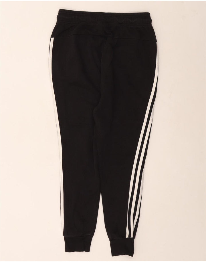 Damskie spodnie dresowe ADIDAS Joggers UK 4/6 XS Czarna bawełna