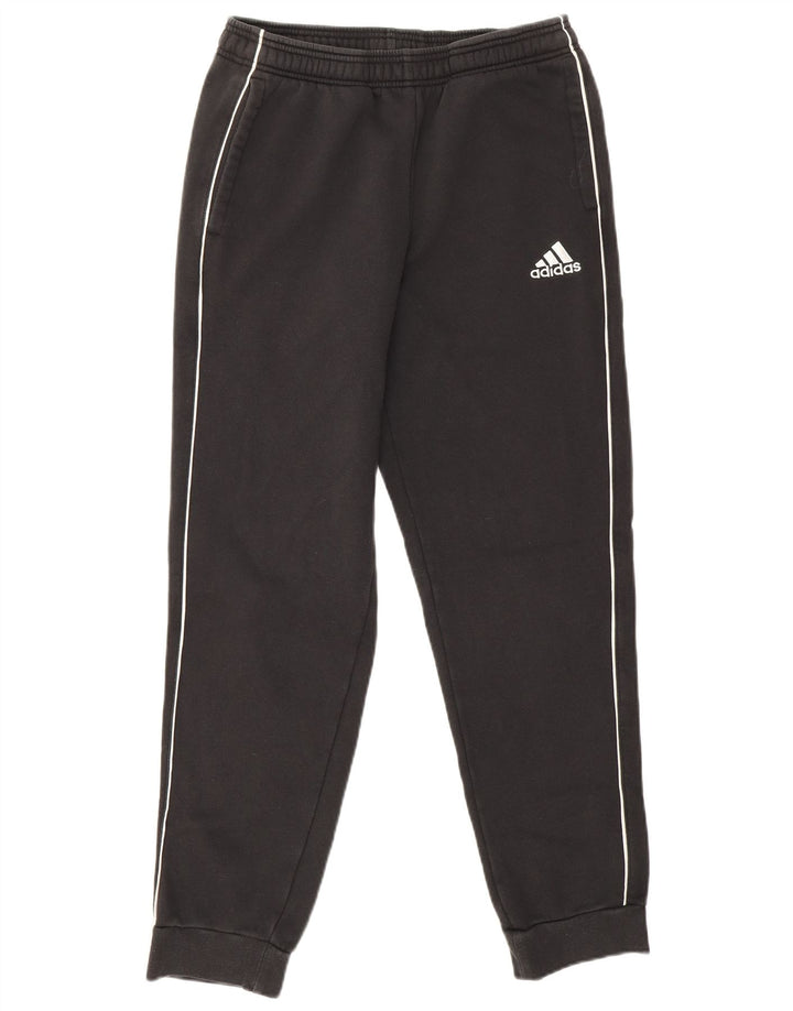 Męskie spodnie dresowe Adidas, średnie czarne, bawełniane