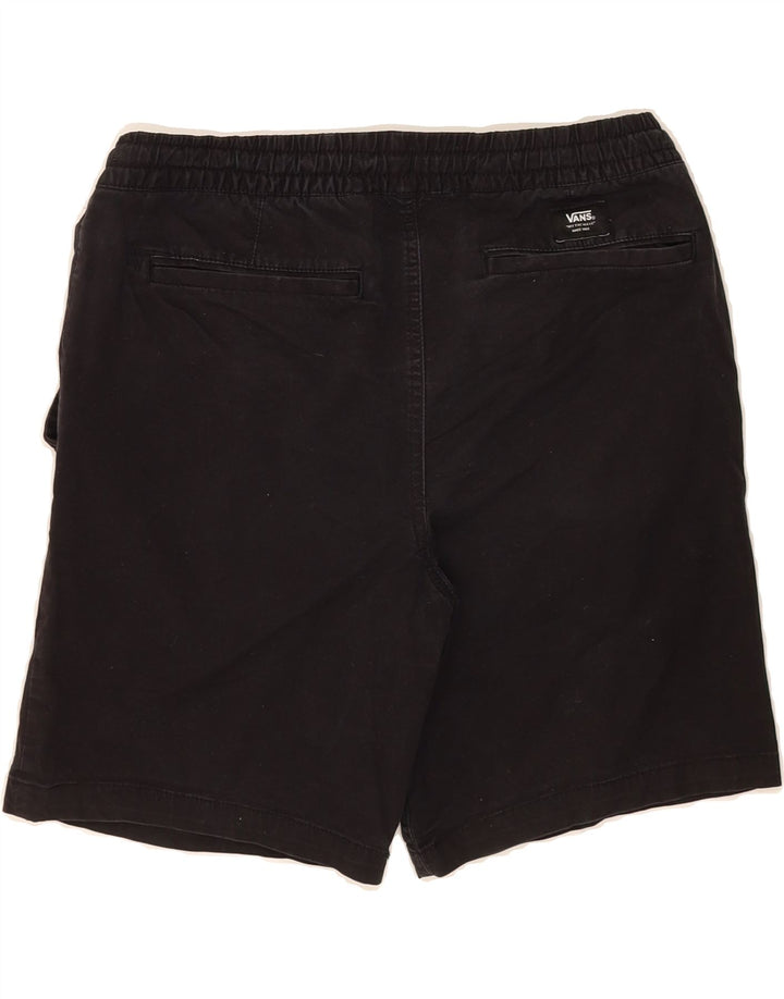 VANS Womens Casual Shorts XL W32 Black Cotton Vintage Vans and Second-Hand Vans from Messina Hembry 