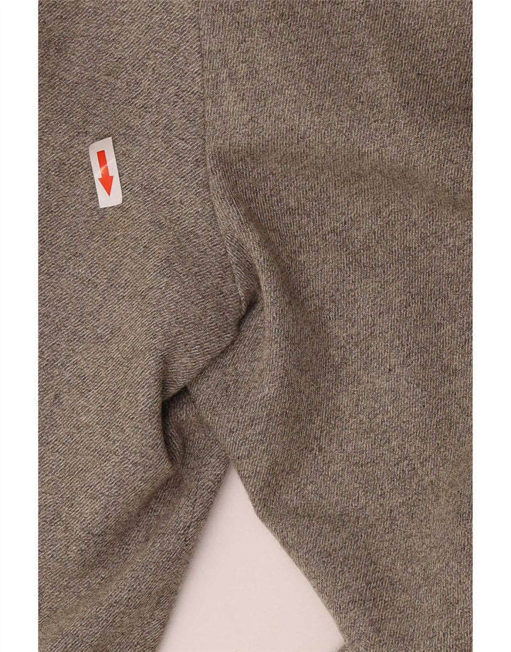 Męskie spodnie garniturowe w stylu vintage IT 46 Small W28 L28 Szara wełna