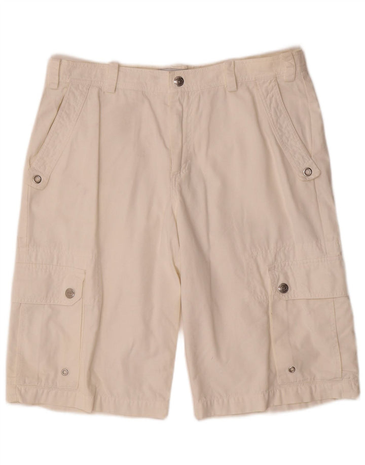 Męskie spodenki cargo Sergio Tacchini W32 Medium White