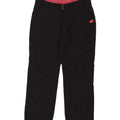 LOTTO Womens Straight Casual Trousers IT 42 Medium Black Vintage Lotto and Second-Hand Lotto from Messina Hembry 