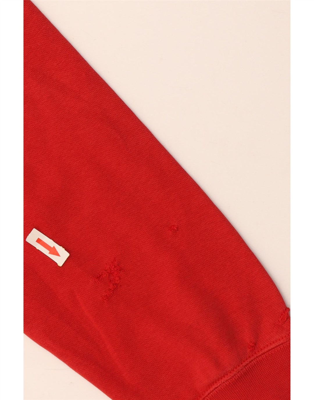 Męski sweter z kapturem Nike, duży, czerwony, bawełniany