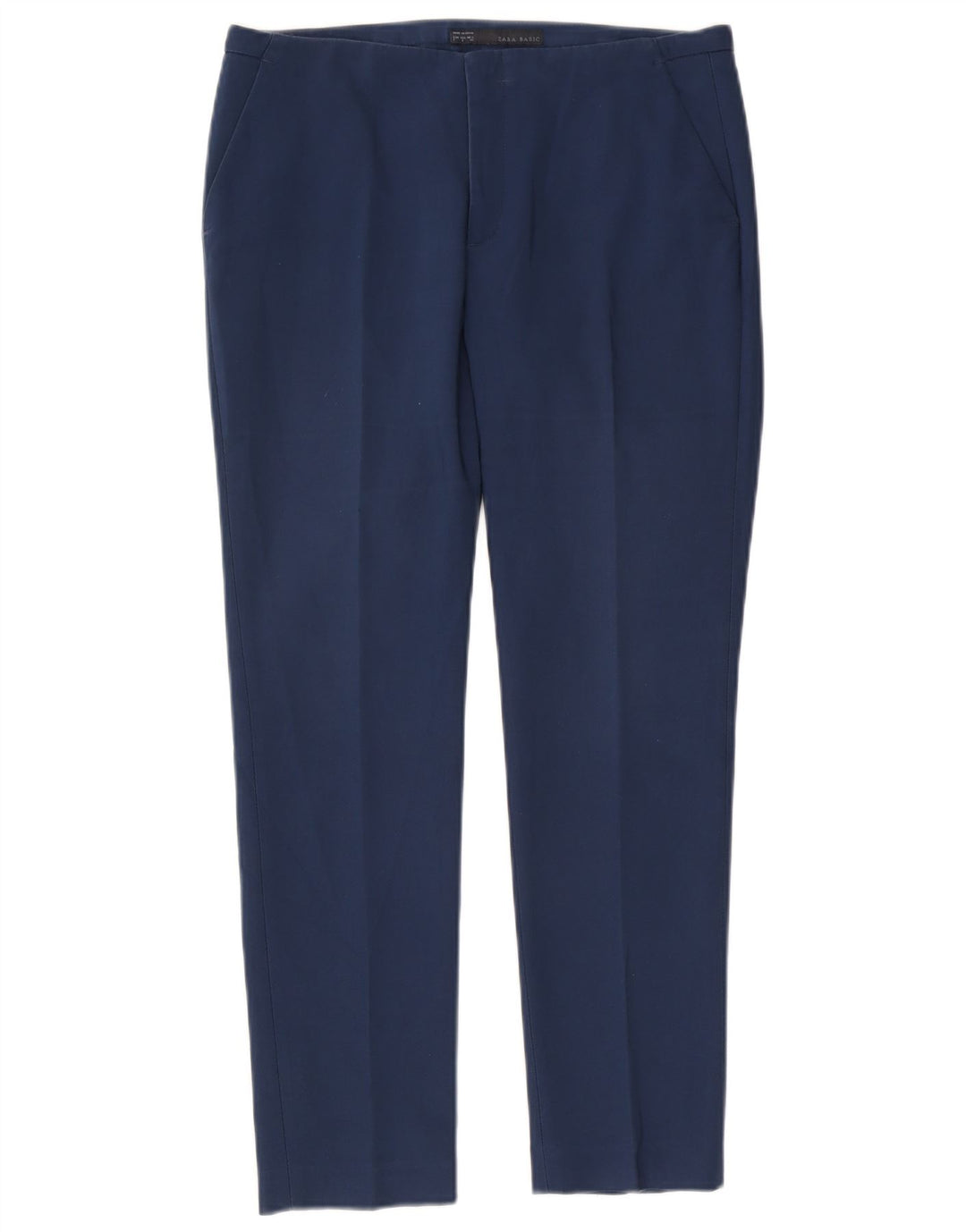 Spodnie damskie Zara Slim Chino, duże W30 L27 Niebieskie