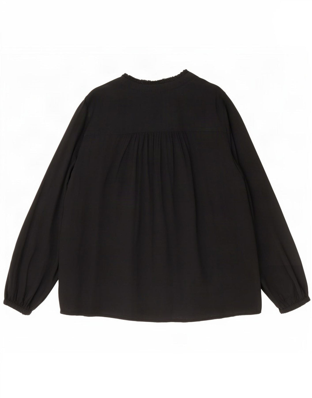 Marks & Spencer Damska bluzka oversize UK 16, duża, czarna wiskoza