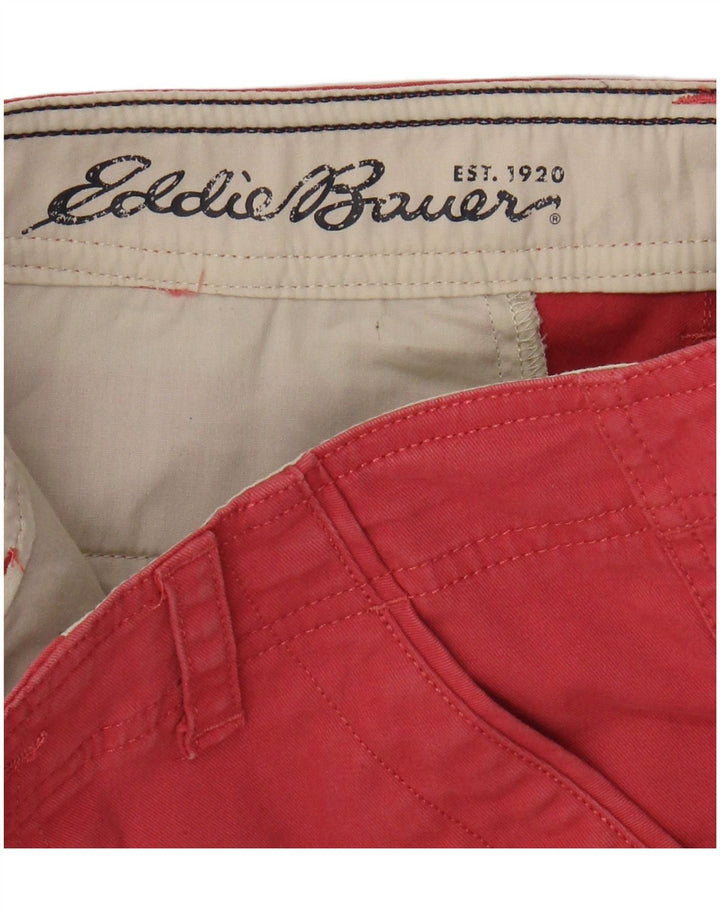 Damskie spodenki Chino EDDIE BAUER US 2 XS W28 Różowa bawełna
