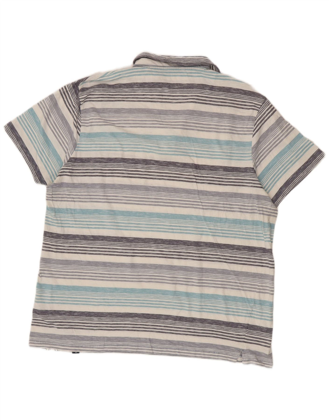 Męska koszulka polo Weird Fish 2XL, niebieska, bawełniana w paski