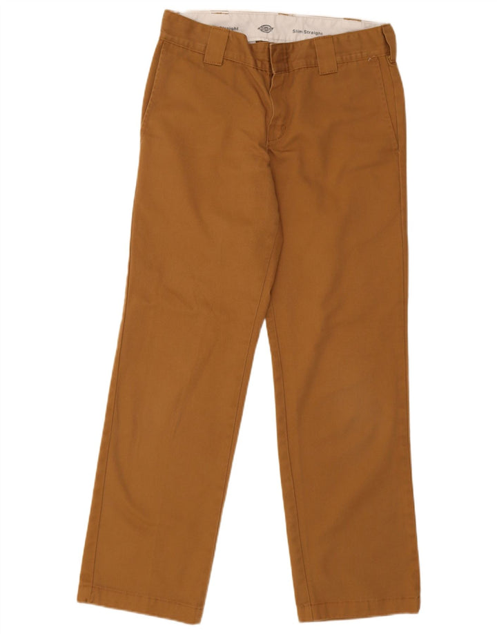 Męskie spodnie chino Dickies Slim Straight W30 L32 Brązowy poliester
