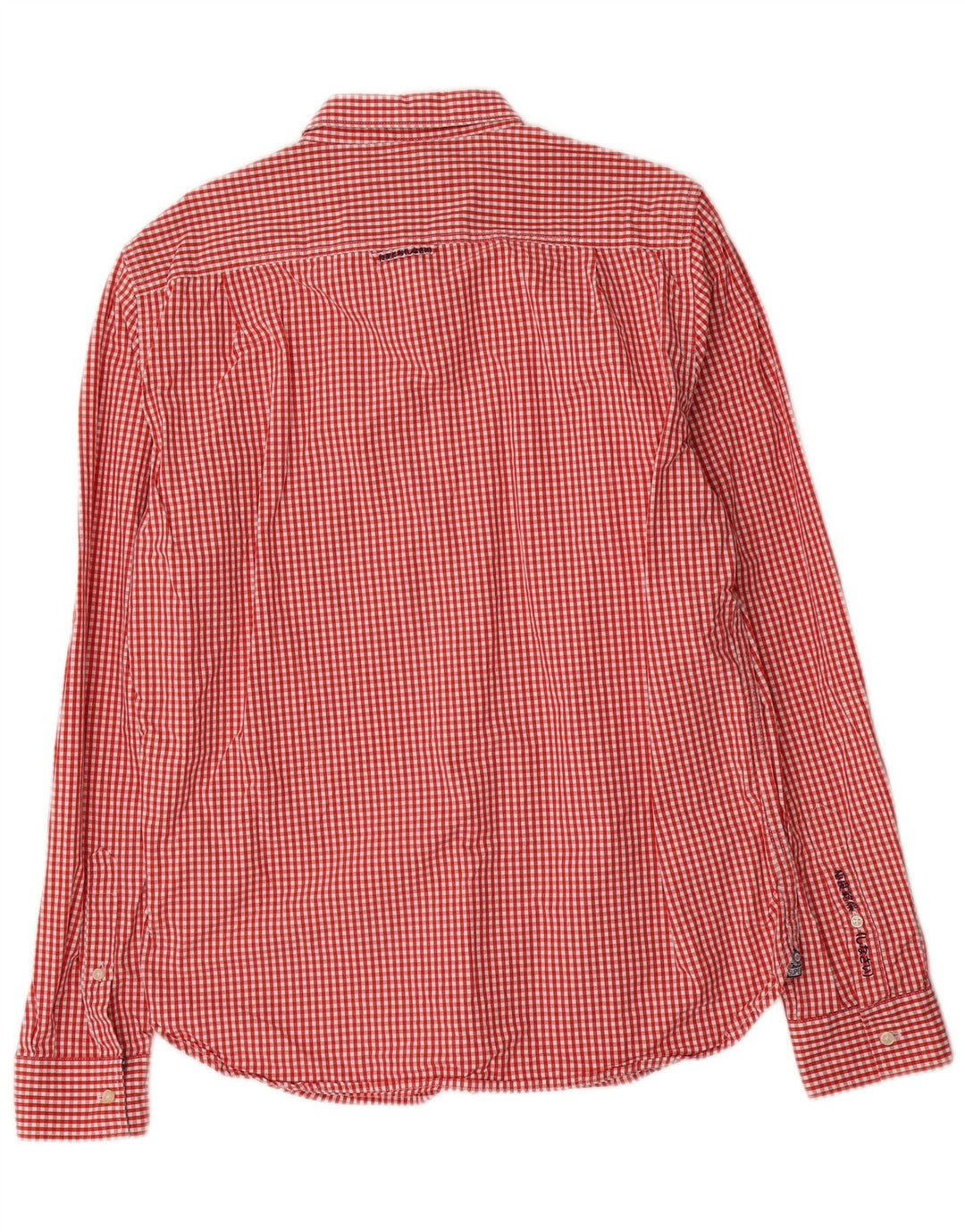 Koszula męska Superdry XL, bawełniana, czerwona kratka