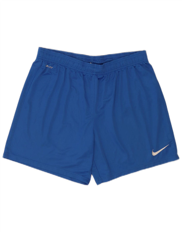 Męskie spodenki sportowe Nike Graphic o regularnym kroju, duże, niebieskie, sportowe z poliestru