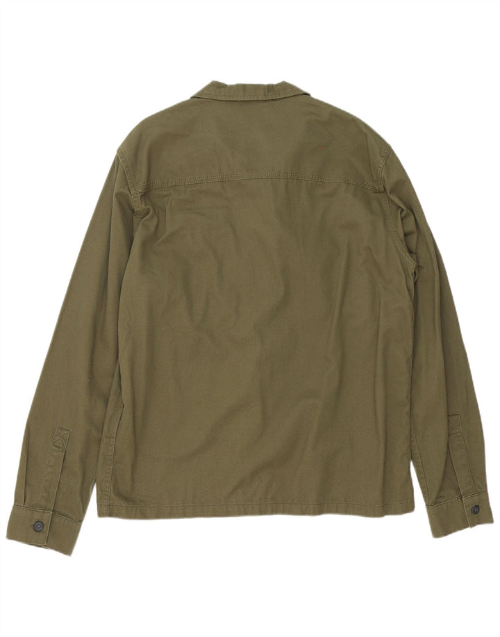 Koszula męska Jack & Jones, duża, bawełniana khaki
