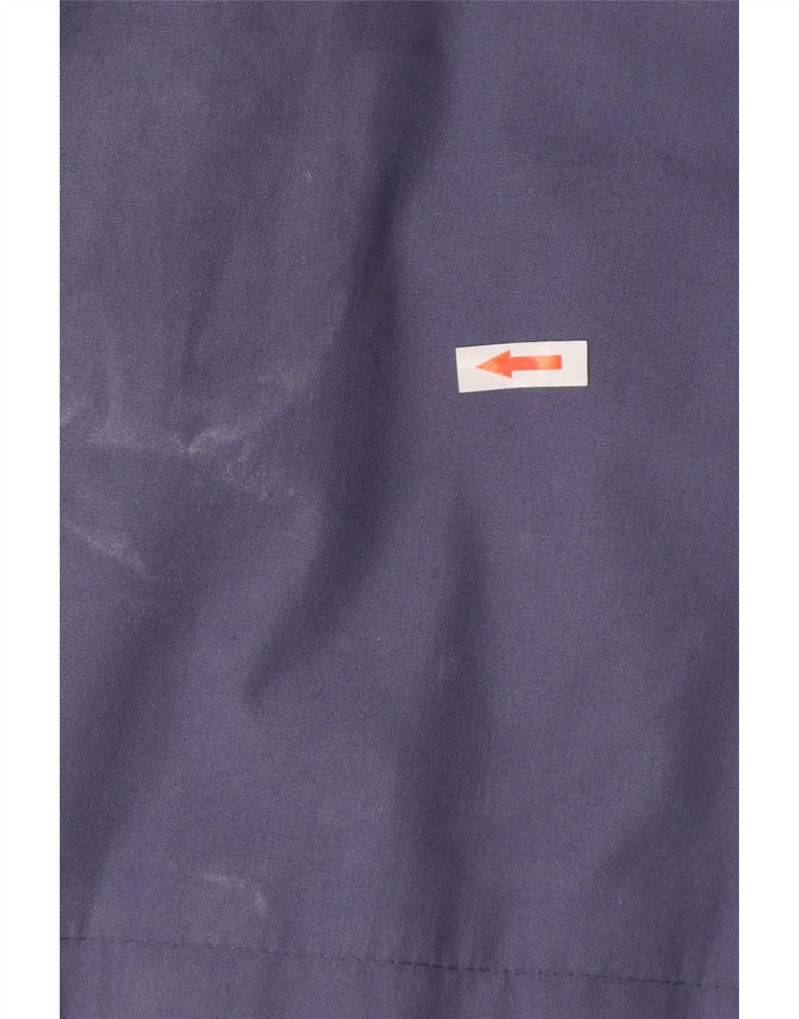Vintage damski płaszcz oversize UK 14, duży niebieski